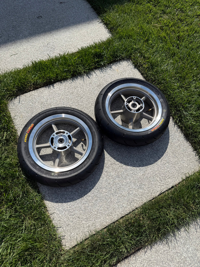 12” Chrome Mini Moto Wheels