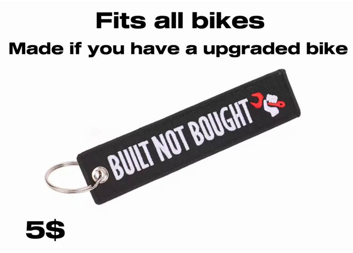Built not bought key chain