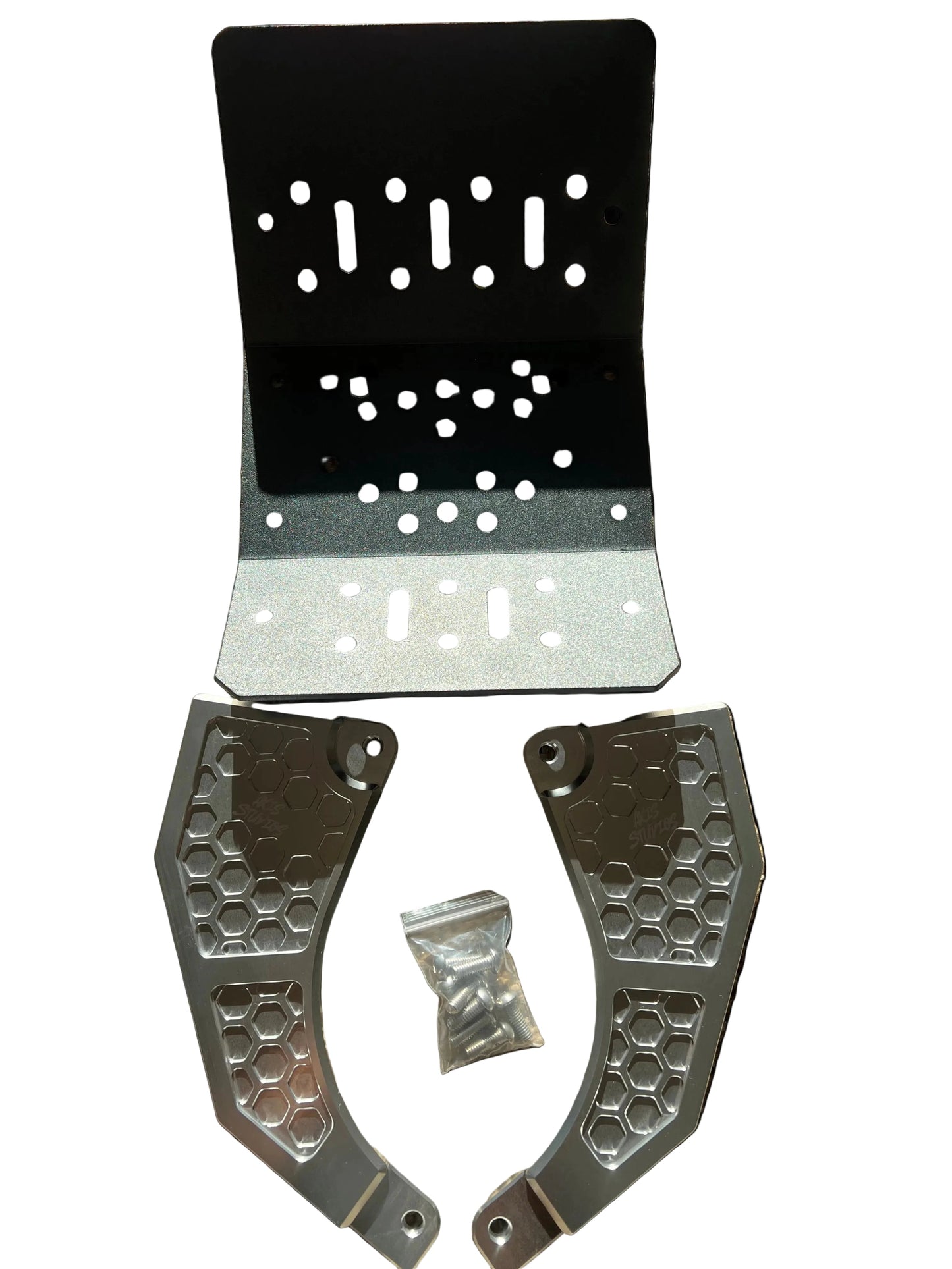 Surron LBX Bash guard/Skid Plate (Silver/Black)