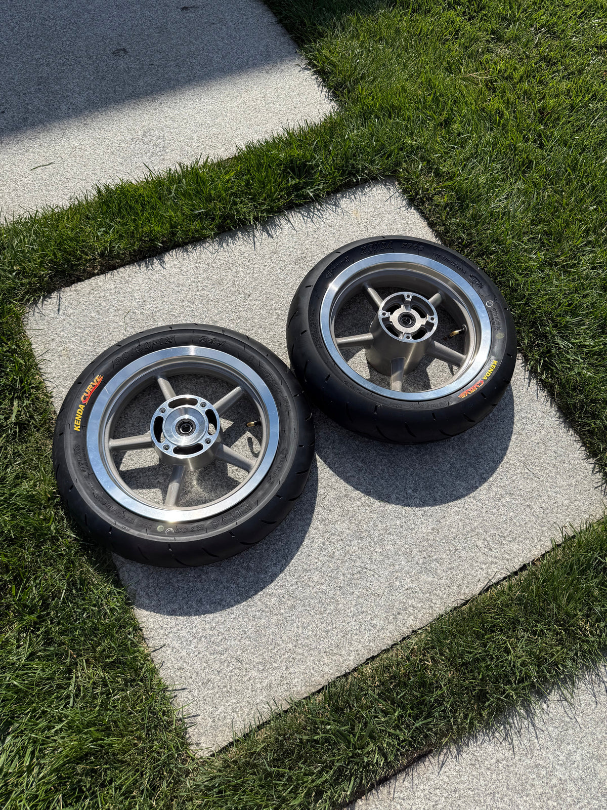 12” Chrome Mini Moto Wheels