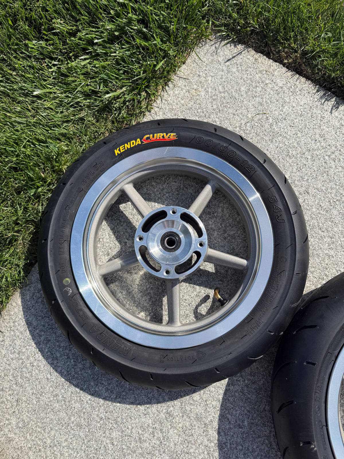 12” Chrome Mini Moto Wheels