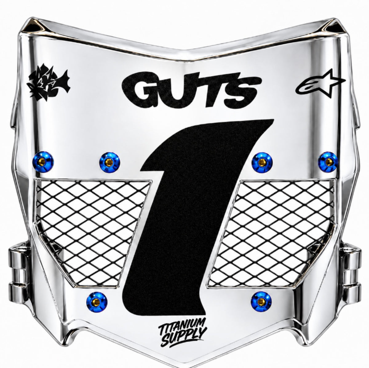 "Chrome Out" Vented Plate