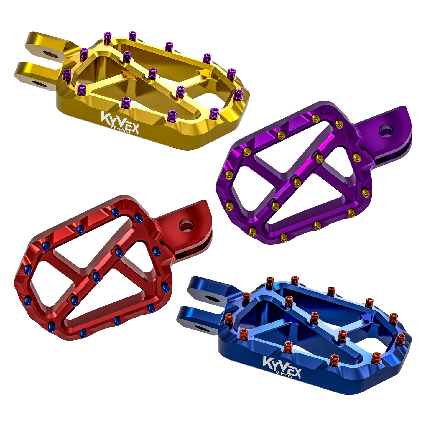 KyVex Billet Wide Foot Pegs