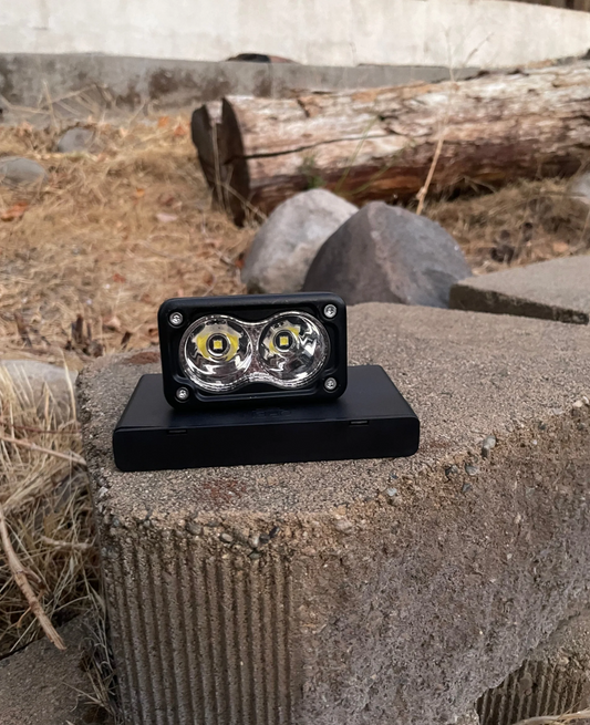 Battery powered baja lights for all emotos/e-bikes with switch
