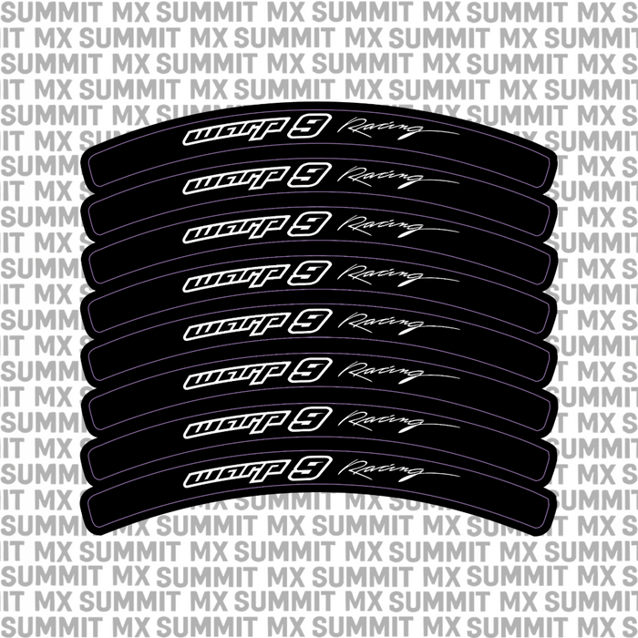 Warp 9 Rim Decals